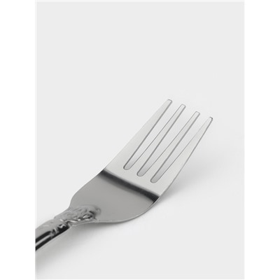 Набор вилок столовых Доляна «Русиано», h=19 см, 12 шт., нержавеющая сталь, серебристый