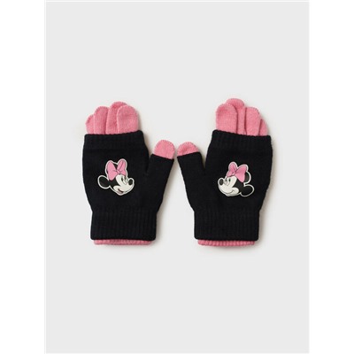 Комплект трикотажный для девочек: митенки, перчатки