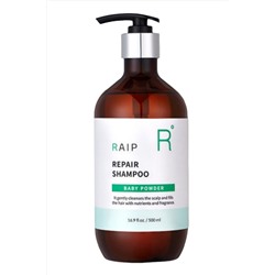 RAIP Восстанавливающий шампунь для волос с ароматом детской пудры / Repair Shampoo Baby Powder, 500 мл KRISTALLER, 1110841