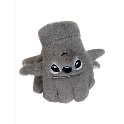 Тёплые подростковые перчатки, цвет серый