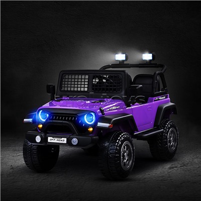 Электромобиль детский "Городской внедорожник" (цвет фиолетовый)