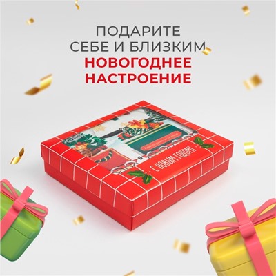 Набор подарочный новогодний «Этель. Новогодняя ярмарка»: фартук, полотенце, прихватка