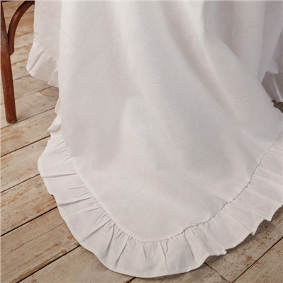 Скатерть «Этель» Ivory, 150×116 ±3 см, 100% лён, 170 г/м²