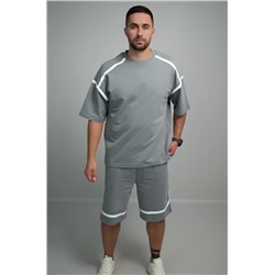 Мужской костюм оверсайз из футера двухнитки Happyfox