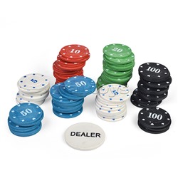 Набор для игры в покер (100 фишек)