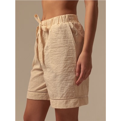 Шорты домашние женские SL Home Basic, бежевые, размер L