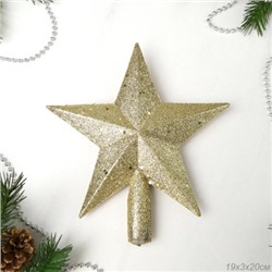 Верхушка на елку Звезда 20 см / ZAF210127 /уп 240/