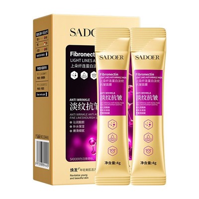 Маска для лица Sadoer Fibronectin Anti Wrinkle Facial Mask (20 шт)