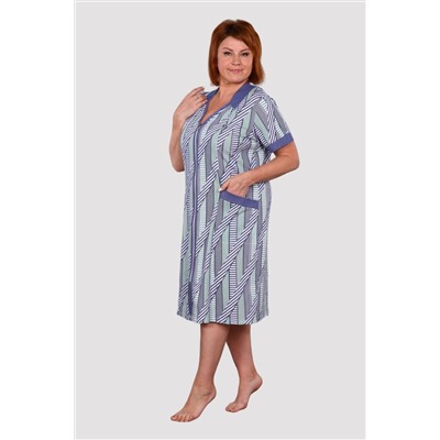 Селена - халат синий