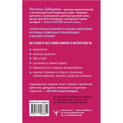 АСТ Наталья Зубарева "Вальс гормонов: девочка, девушка, женщина и мужская партия"