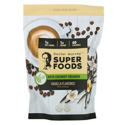Dr. Murray's, Super Foods, Keto Coconut Creamer, Vanilla, 16 oz (453.5 g)