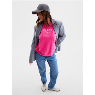 Футболка женская MIST Selflove, розовая, размер 44-46 (M)