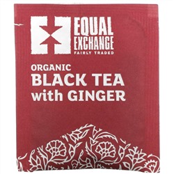Equal Exchange, Organic Black Tea with Ginger, 20 Tea Bags, 1.41 oz (40 g)