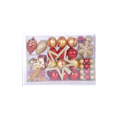 Елочное украшение 58 штук Ассорти / HX-26 /уп 16/
