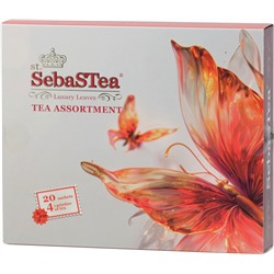 SebaSTea. 8 марта. For You. Бабочки карт.упаковка, 20 пак.
