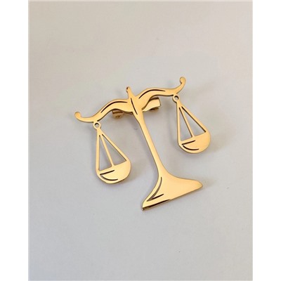 Брошь из стали