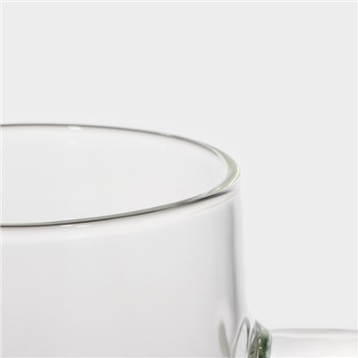 Кувшин для воды Magistro «Грация», 1.1 л, 10×24.5 см, с металлической крышкой, стекло, прозрачный