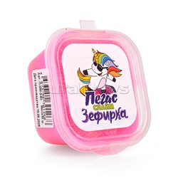 Слайм Зефирка, 50 гр., два цвета: оранжевый и маджента