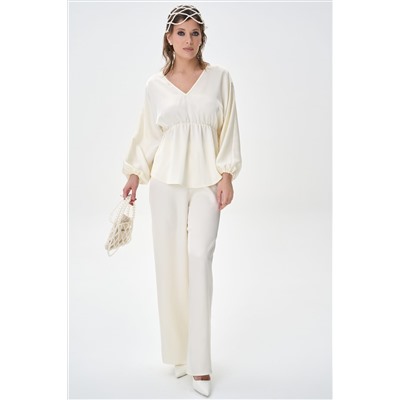 Брюки Маклен (молочный)