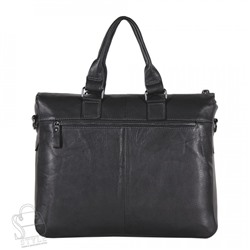 Портфель мужской кожаный 0065Z black Zinimsk