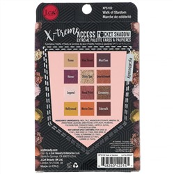 J.Cat Beauty, X-Treme Access Pocket Shadow, палетка теней, оттенок XPS102 Walk of Stardom, 10 г (0,35 унции)