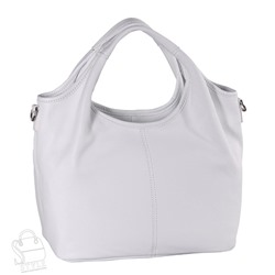 Сумка женская кожаная 8555-1 white Polina&Eiterou