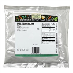 Frontier Natural Products, Цельные семена расторопши, 16 унций (453 г)