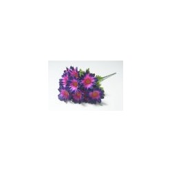 Искусственные цветы, Ветка в букете гербера 11 голов (1010237) микс
