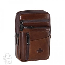 Сумка мужская кожаная кожаный 325015Z coffee Zinimsk