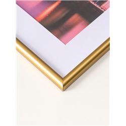 Фоторамка для фото 30×40 см, с паспарту 21×30 см, Vivo, золото