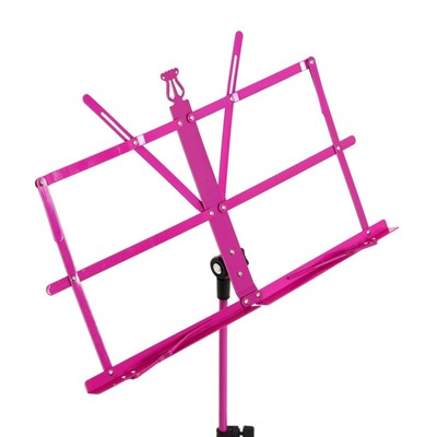 Пюпитр h=155 см, подставка для нот 50×28 см, фуксия