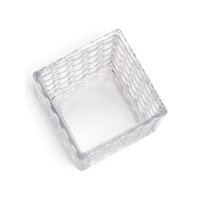 Декоративное кашпо для цветов «Куб», 10×10×10 см, стеклянное, Greengo