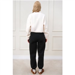 Женские брюки из футера с начесом Happyfox