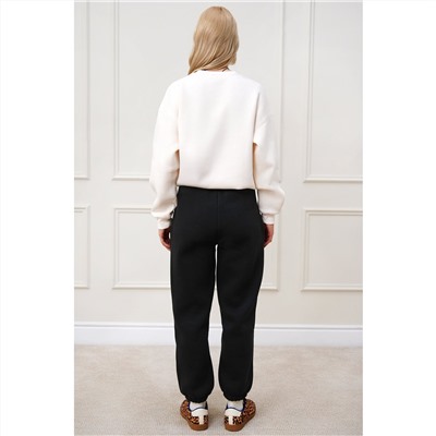 Женские брюки из футера с начесом Happyfox