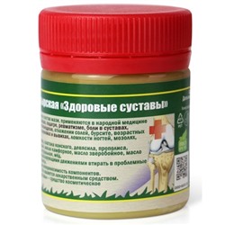 Мазь Здоровые суставы, пластик, 40 мл