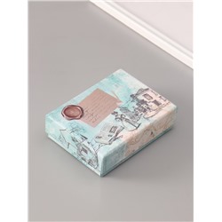 Подарочный набор для сургучной печати «Старый город», печать, ручка, сургуч, 12.5×10×3.6 см