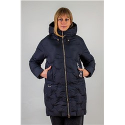 Зимняя куртка с капюшоном арт.611 (Черный)