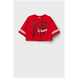 Фуфайка трикотажная для девочек (футболка) PLAYTODAY, 1241360