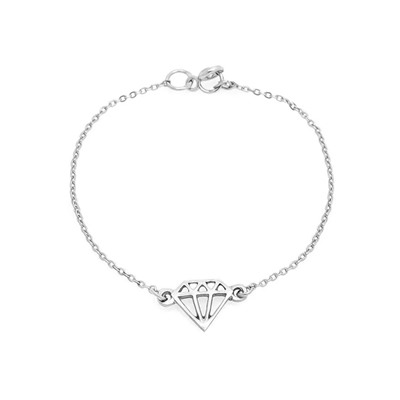 Браслет из серебра без вставки, Ю-40023р