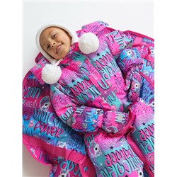 Зимние варежки-краги для девочки