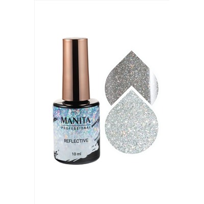 Manita Professional Гель-лак для ногтей светоотражающий / Reflective №07, 10 мл KRISTALLER, 1109841