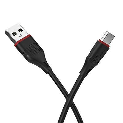 Кабель USB - Type-C Borofone BX17 Enjoy 12W 100см 2,4A  (black)