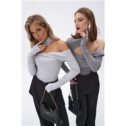 Лонгслив Крис (тёмно-серый)