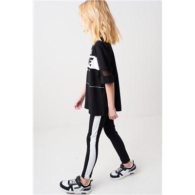 Брюки трикотажные для девочек (легинсы) PLAYTODAY, 1240266