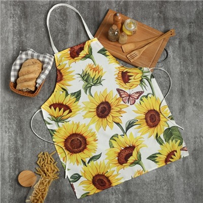 Фартук «Этель. Подсолнухи», 60×80 см, 100% п/э