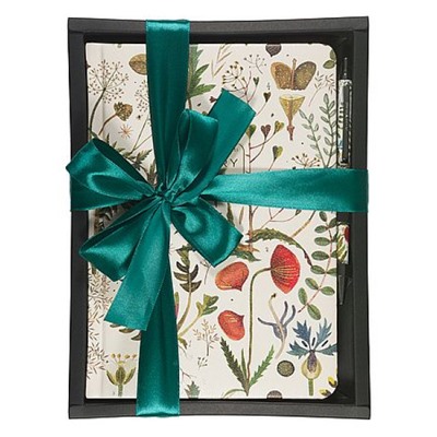 Подарочный набор Ежедневник недатированный А5+ 240 стр. "Луговые травы" + металлическая ручка 3-744/01-5 Bruno Visconti