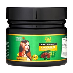 Маска для волос, питание и увлажнение, с экстрактом кокоса и алоэ, 550 г