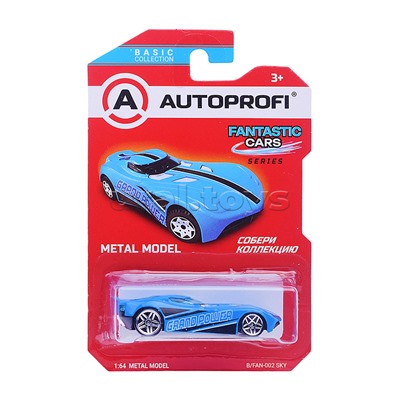Машинка коллекционная 1:64, Серия Fantastic Cars, голубой
