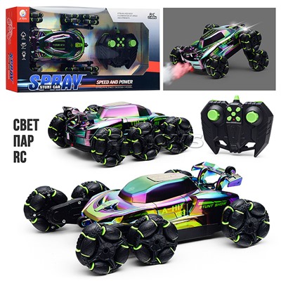 Машина "Неоновый движ" р/у, 27 MHz, в коробке