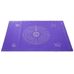 80338-50-70 Коврик для раскатки теста 50х70 силикон (х50)